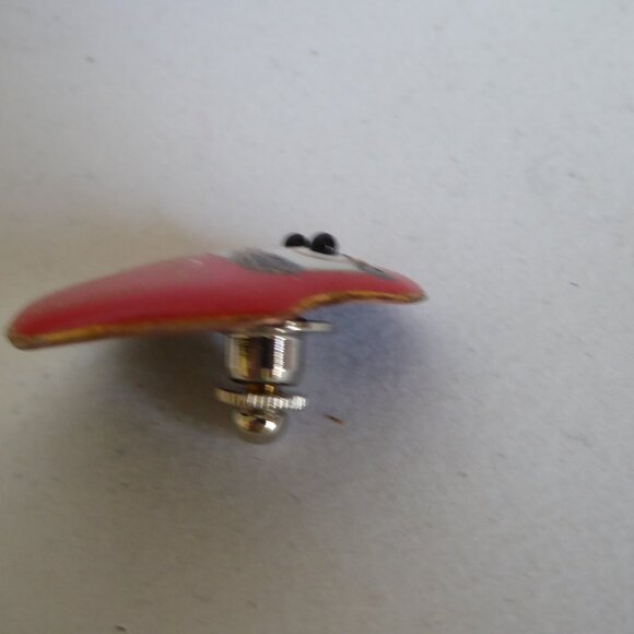 NEW JAPANESE JAPAN LUCKY DARUMA COLLECTIBLE GOLD ENAMEL LAPEL PIN - Picture 4 of 7